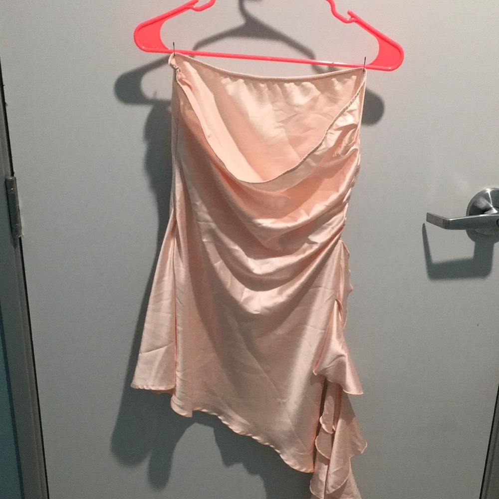 Beautiful Baby Pink Sleeveless Short Party Dress